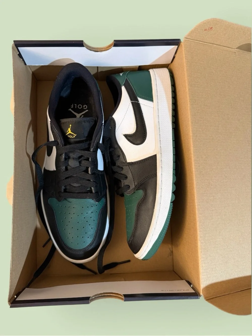 Air Jordan 1 Low Golf Noble Green Men’s 9.5 DD9315-107